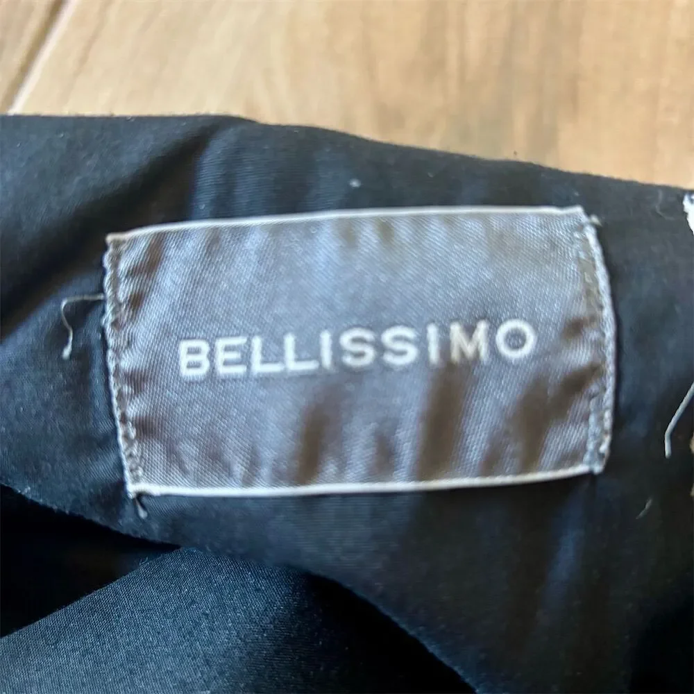 Bellissimo Men's Black Dress Pants Size 38 Formal Office Wear